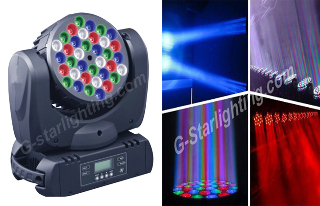 36X3W led beam moving head light