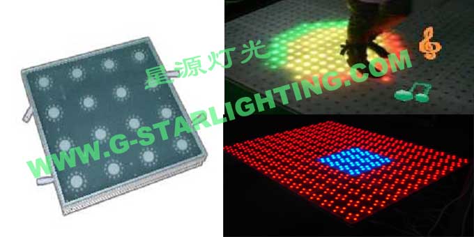 Led interactive dance floor