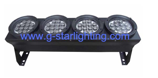 Four head led wall washer light