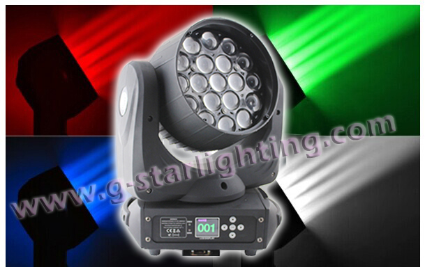 19LEDS zoom beam moving head light