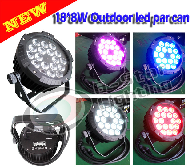 Flat 18*8w Outdoor led par can