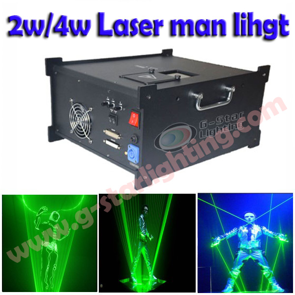 2W Green Laser Man Show System