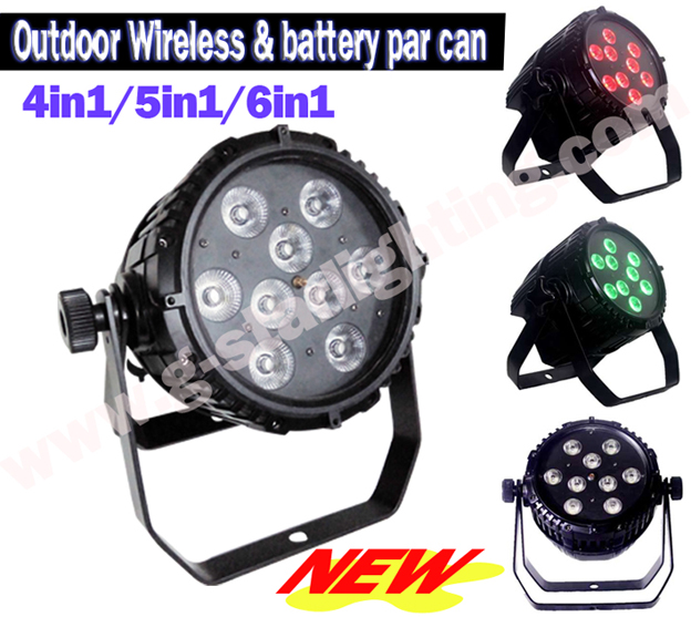 Outdoor Battery & Wireless LED Par light