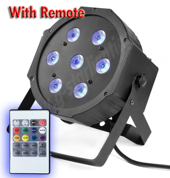 Indoor 7*12W Remote led par can