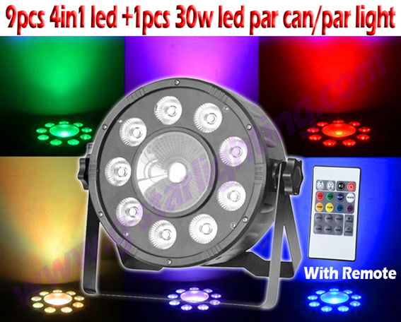 9+1 RGBW LED PAR CAN