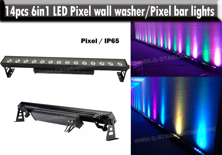 Waterproof 14pcs LED pixel bar light