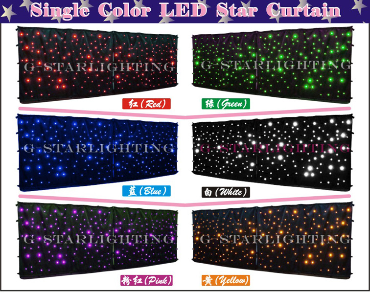 led star curtain/ backdrop lights