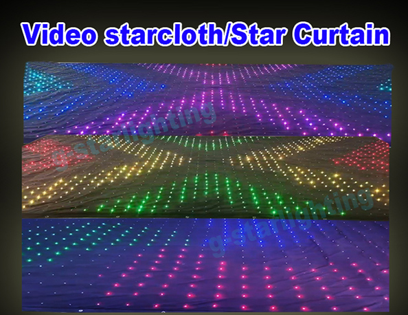 RGB 3IN1  Led star curtain